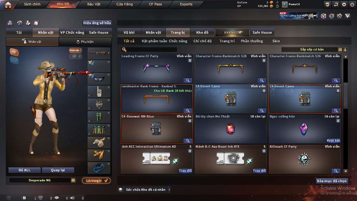 shop acc cf uy tin gia re